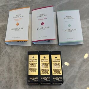 Guerlain 6 piece - Orchidee Imperiale and Aqua Allegoria